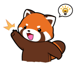Kurimo: Red Panda (Lesser Panda) sticker #13017001