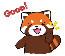 Kurimo: Red Panda (Lesser Panda) sticker #13017005