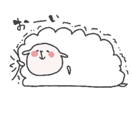 purupuru sheep sticker #13017355