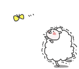 purupuru sheep sticker #13017359