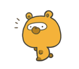 GOOD bear in autumn sticker #13017930