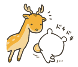 GOOD bear in autumn sticker #13017942