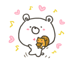 GOOD bear in autumn sticker #13017944