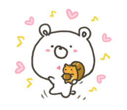 GOOD bear in autumn sticker #13017944