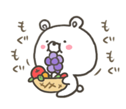 GOOD bear in autumn sticker #13017946