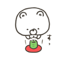 GOOD bear in autumn sticker #13017949