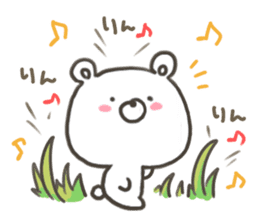 GOOD bear in autumn sticker #13017954