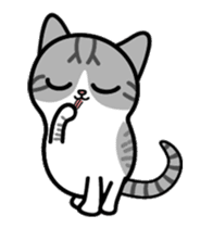 Little cotton candy cat sticker #13018247