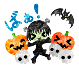 Pretty little people -Halloween party- sticker #13018871