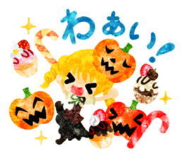 Pretty little people -Halloween party- sticker #13018877