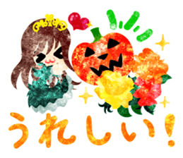 Pretty little people -Halloween party- sticker #13018884