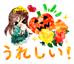Pretty little people -Halloween party- sticker #13018884