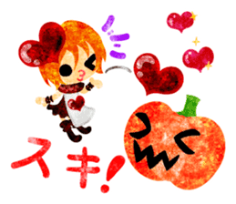 Pretty little people -Halloween party- sticker #13018886