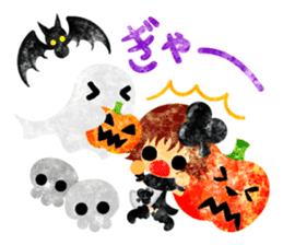 Pretty little people -Halloween party- sticker #13018887