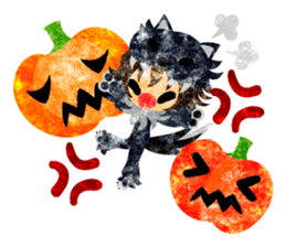 Pretty little people -Halloween party- sticker #13018893