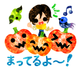 Pretty little people -Halloween party- sticker #13018896