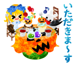 Pretty little people -Halloween party- sticker #13018901