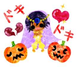 Pretty little people -Halloween party- sticker #13018902