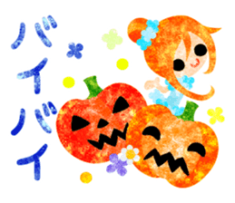 Pretty little people -Halloween party- sticker #13018904