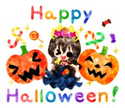 Pretty little people -Halloween party- sticker #13018905