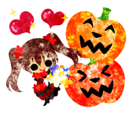 Pretty little people -Halloween party- sticker #13018906