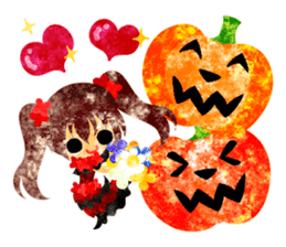 Pretty little people -Halloween party- sticker #13018906