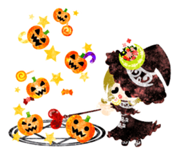 Pretty little people -Halloween party- sticker #13018908