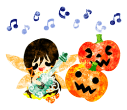 Pretty little people -Halloween party- sticker #13018909