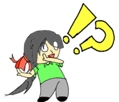 President Chain Store Girl sticker #13019177