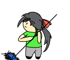 President Chain Store Girl sticker #13019203