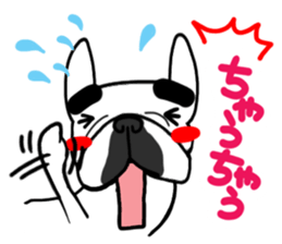 French bulldog family17 sticker #13019943