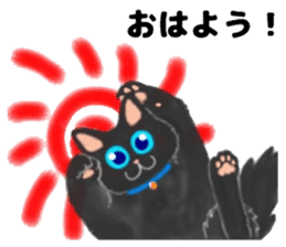 Cute two cats. sticker #13019998