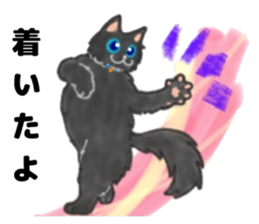 Cute two cats. sticker #13020008