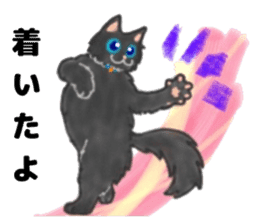 Cute two cats. sticker #13020008