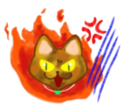 Cute two cats. sticker #13020017