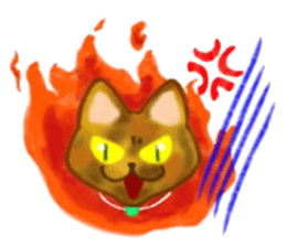Cute two cats. sticker #13020017