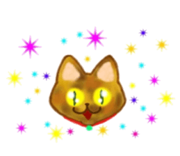 Cute two cats. sticker #13020020