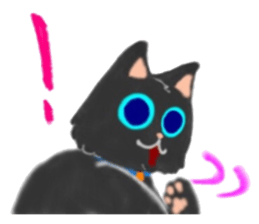 Cute two cats. sticker #13020035