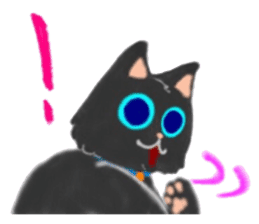 Cute two cats. sticker #13020035