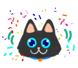 Cute two cats. sticker #13020036