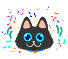 Cute two cats. sticker #13020036