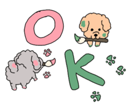 dog sisters sticker #13020088