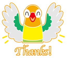 Lovebird of a condition eyed21 sticker #13020318