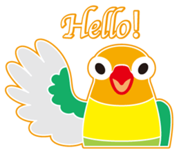 Lovebird of a condition eyed21 sticker #13020319