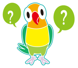 Lovebird of a condition eyed21 sticker #13020321