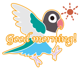 Lovebird of a condition eyed21 sticker #13020323