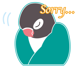 Lovebird of a condition eyed21 sticker #13020331