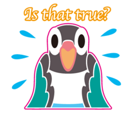 Lovebird of a condition eyed21 sticker #13020336