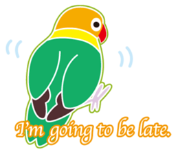 Lovebird of a condition eyed21 sticker #13020353