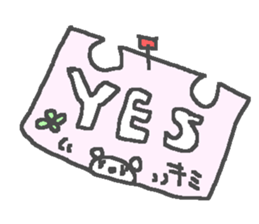 Kimi cute bear stickers! sticker #13020431